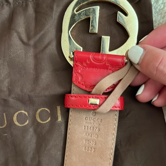 Gucci leather belt. main image 2